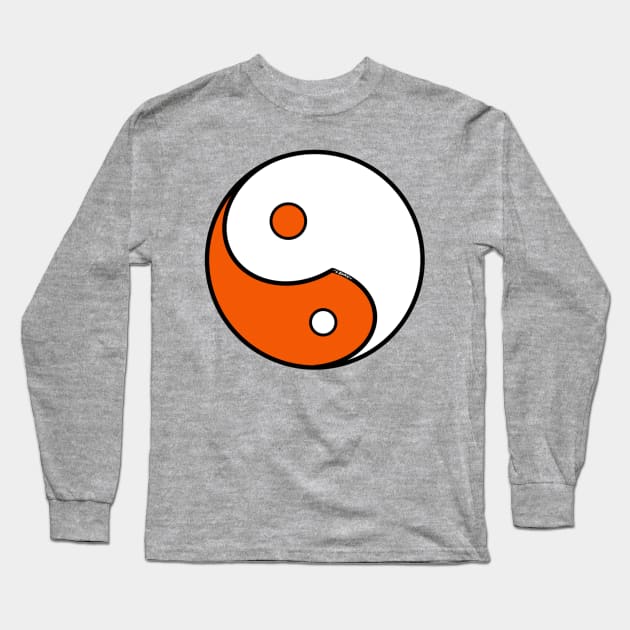 Yin Yang #19 Long Sleeve T-Shirt by Wolfgon Designs